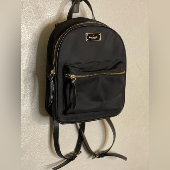 Kate Spade Small Black Backpack - Picture 1 of 11